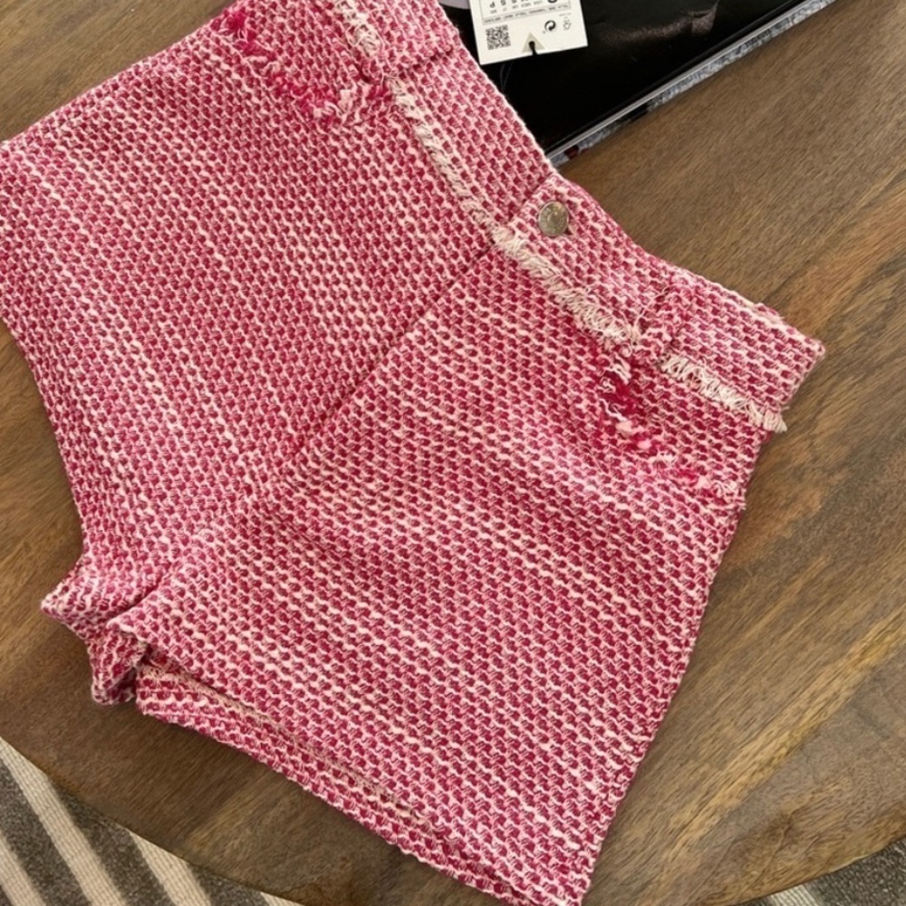 ZARA tweed structured shorts 8477/034 - Picture 3 of 16